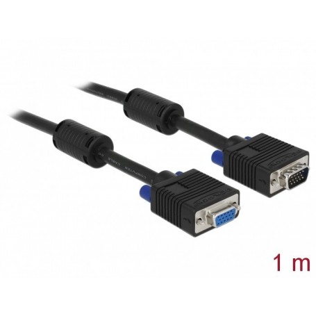DELOCK 82563 Câble VGA prise / connecteur femelle, 1 m