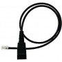 Jabra Câble QD droit P6 - 0,5 m - 4P plug: r,m-,m+,r