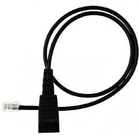 Jabra Câble QD droit P6 - 0,5 m - 4P plug: r,m-,m+,r