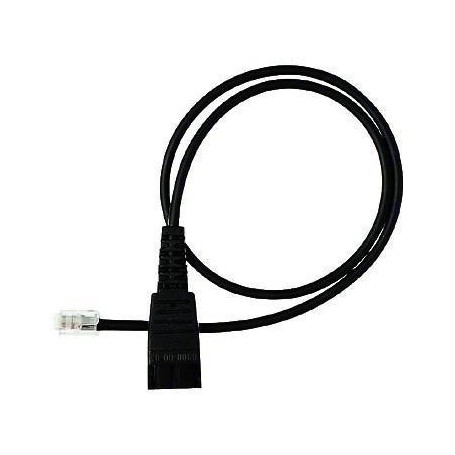 Jabra Câble QD droit P6 - 0,5 m - 4P plug: r,m-,m+,r