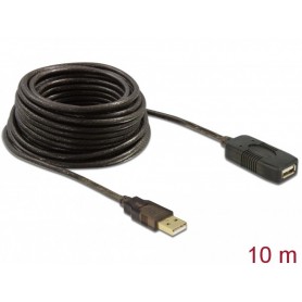 Cable Delock USB 2.0 - 10m M/F (rallonge amplifiée)