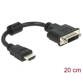  DeLOCK 0.2m HDMI-DVI M/F