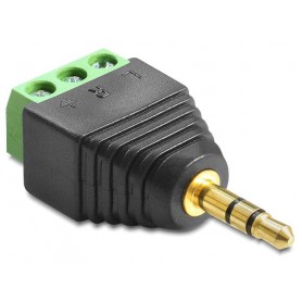Connecteur de prise d'adaptateur Dellock 3,5 mm Bloc de borne 3 broches