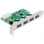 Carte Dellock PCI Express 4 x USB 3.0