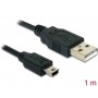 Câble USB 2.0 A USB 2.0 mini B, 1,0 m