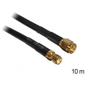 10m SMA m/f câble coaxial CFD200 Noir