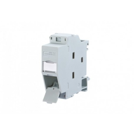 Boîtier de fiche modulaire, montage sur rail DIN, IP20, Gris