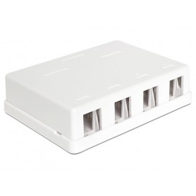 Boîtier vide 4 ports Keystone
