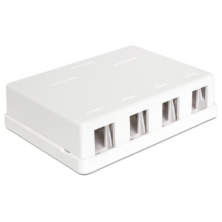 Boîtier vide 4 ports Keystone