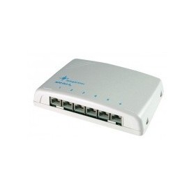 Telegärnner Mini Distributeur MPD6-HS K Cat.6a, Alpinweiß