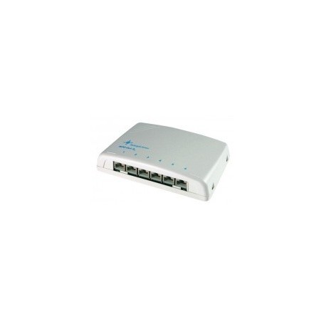 Telegärnner Mini Distributeur MPD6-HS K Cat.6a, Alpinweiß