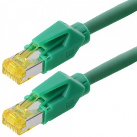 Câble patch S/FTP Cat 6a vert 2m