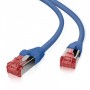  Câble Patch Cat. 6 (S/FTP, PIMF) 0,25 m Bleu