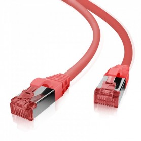  Câble Patch Cat. 6 (S/FTP, PIMF) 0,25 m Rot