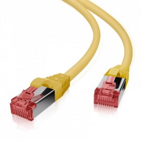  Câble Patch Cat. 6 (S/FTP, PIMF) 0,25 m Jaune