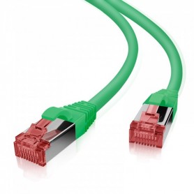  Câble Patch Cat. 6 (S/FTP, PIMF) 0,25 m Vert