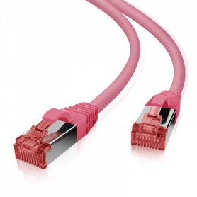  Câble Patch Cat. 6 (S/FTP, PIMF) 15 m Magenta