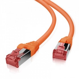  Câble Patch Cat. 6 (S/FTP, PIMF) 0,25 m Orange