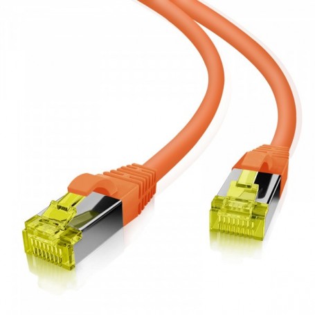  Câble Patch Cat 6a 0,5 m Orange