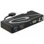 DeLOCK 62461 Adaptateur Graphique USB Noir