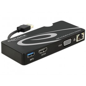 DeLOCK 62461 Adaptateur Graphique USB Noir