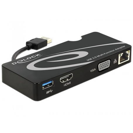 DeLOCK 62461 Adaptateur Graphique USB Noir