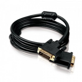 118865 Moniteur DVI D mâle vers mâle 24 + 1 DualLink câble 3 m Noir