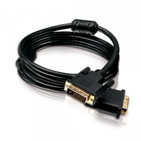  118865 Moniteur DVI D mâle vers mâle 24 + 1 DualLink câble 3 m Noir
