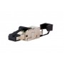 METZ CONNECT 130E405032-E connecteur de fils RJ-45 Noir, Argent - Connecteurs de fils (RJ-45, Noir, Argent, IP20, 50 V, 1 A, 49,8 x 13,8 x 16,5 mm)