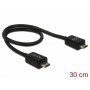 DeLOCK 83570 câble USB 0,3 m USB 2.0 USB B Noir