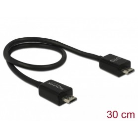 DeLOCK 83570 câble USB 0,3 m USB 2.0 USB B Noir