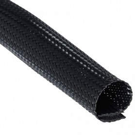 Flexible Câble Canal, Noir, O.D. DE 51 mm, 2,0 m