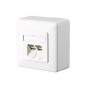 Metz Connect E-Dat C6A 2 Port AP Reinweiß
