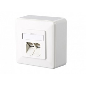 Metz Connect E-Dat C6A 2 Port AP Reinweiß