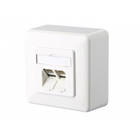 Metz Connect E-Dat C6A 2 Port AP Reinweiß