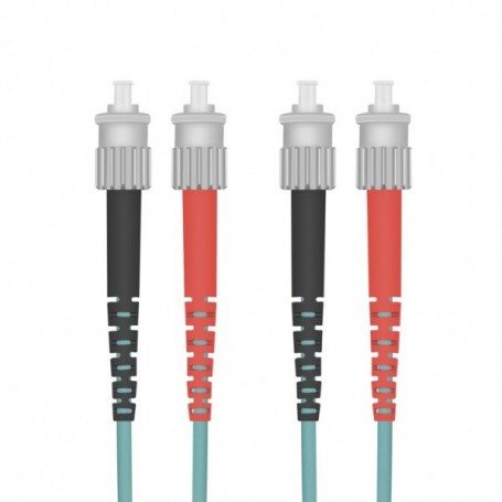  10m OM3 St câble de Fibre Optique Turquoise