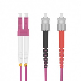  10m OM4 LC/St câble de Fibre Optique 2X St Violet