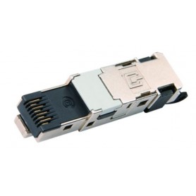 Telegaertner STX Connecteur RJ45 T568B CAT6 J80026A0046 mâle Droit Zinc Gris 1 pièce
