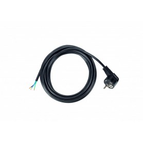  Câble d'alimentation H05VV-F 3G1,0 2m, noir, emballage individuel