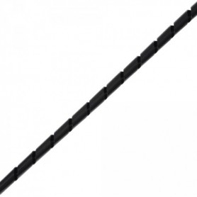 129259 Câble Spirale Diamètre du Tube 4 mm – 10 m – Noir