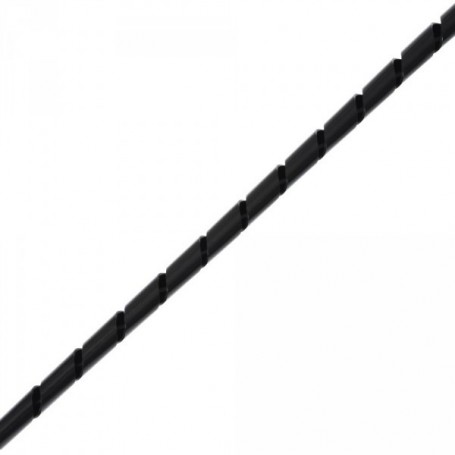  129259 Câble Spirale Diamètre du Tube 4 mm – 10 m – Noir