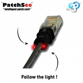 Patchsee Patch Cable UTP Cat 6A Black 0,9 m