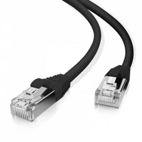  Câble Patch SF/UTP Cat 5e Noir 0,5 m