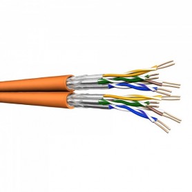  Câble de pose duplex UC900 HS23 Cat 7 S/FTP PiMF LSZH Orange 100 m