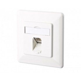 Metz Connect E-DAT C6A 1 Port UP Blanc