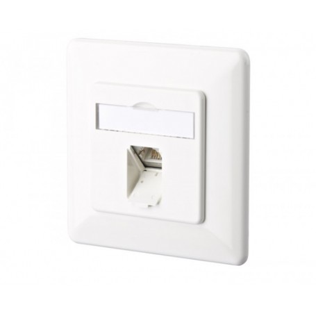 Metz Connect E-DAT C6A 1 Port UP Blanc