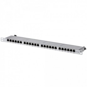  Panneau de Brassage Cat. 6 A 19 '0.5he 24 Ports 51,00 x 11,90 x 4,30 Gris
