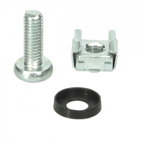  TUERCAS ENJAULADAS, TORNILLOS, ANILLOS, JUEGO DE 50
