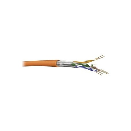 Draka Laying Cable UC900 HS23, Cat 7, S / FTP, PIMF, Orange, Ring 50M