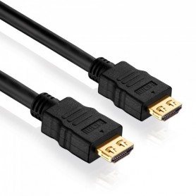 PureLink PI1000-010 Câble de Connexion HDMI Haute Vitesse (4K UltraHD (2160p), Ethernet),HDMI-A Mâle - Mâle Certifié, 1,00m, Noir 